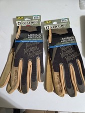 TWO PAIR Mechanix Wear Utility Leather Padded Palm Work Gloves Men's X-Large XL