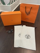 Hermes Empty Shoes Box, 2 Dust Bags, Ribbon, ...