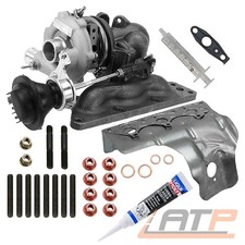 GAS-TURBO-LADER+DICHTSATZ MONTAGESATZ FÜR SMART FOR-TWO 04-07 ROADSTER 0.7