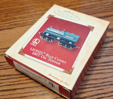 Hallmark Keepsake Ornament Lionel Blue Comet 400T Oil Tender 2002 Die-Cast Train