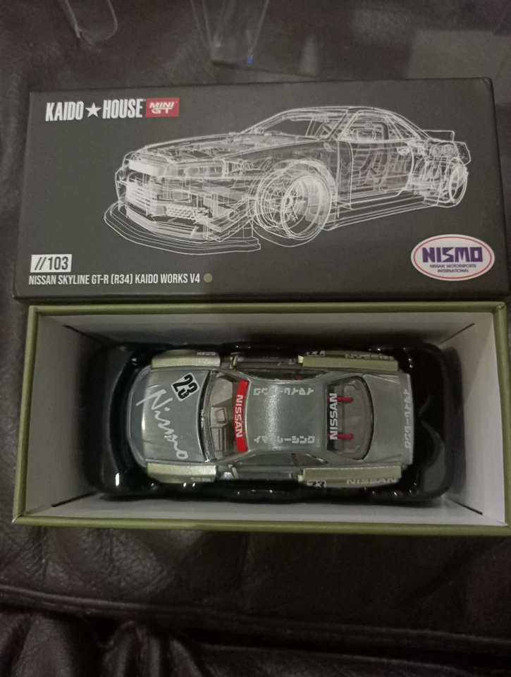 CHASE Kaido House Nissan Skyline GTR R34 V4 Jade 103 Nismo