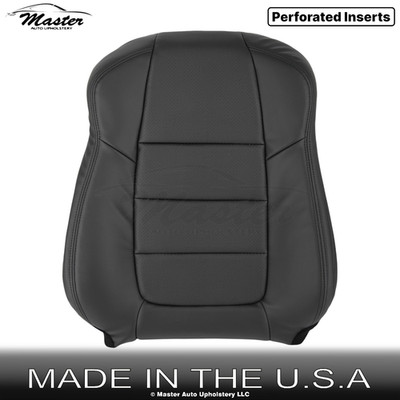 2016-2017 For Mazda 6 Touring Leatherette Perf. Driver Top Seat Cover Black