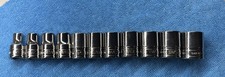 11pc Snap-On 1/2” Drive Shallow Socket Set SAE 12pt Flank Drive, Nice, 11pc Snap-On 1/2” Drive Shallow Socket Set SAE 12pt Flank Drive, Nice,