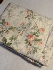 Ralph Lauren Home Meadow Way Pink Roses Floral Duvet Cover Twin Cottoge Core