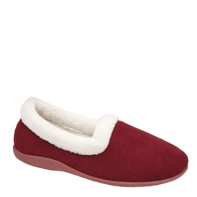 Schlafanzug Sandie Ii Damen warm gefüttert Fleece Kragen Voll Hausschuhe