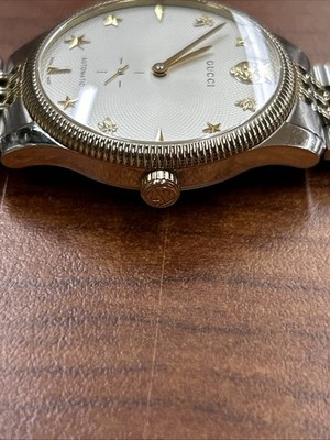 Gucci G-Timeless YA126356 Unisex Automatic Watch 40 mm Two-Tone | eBay