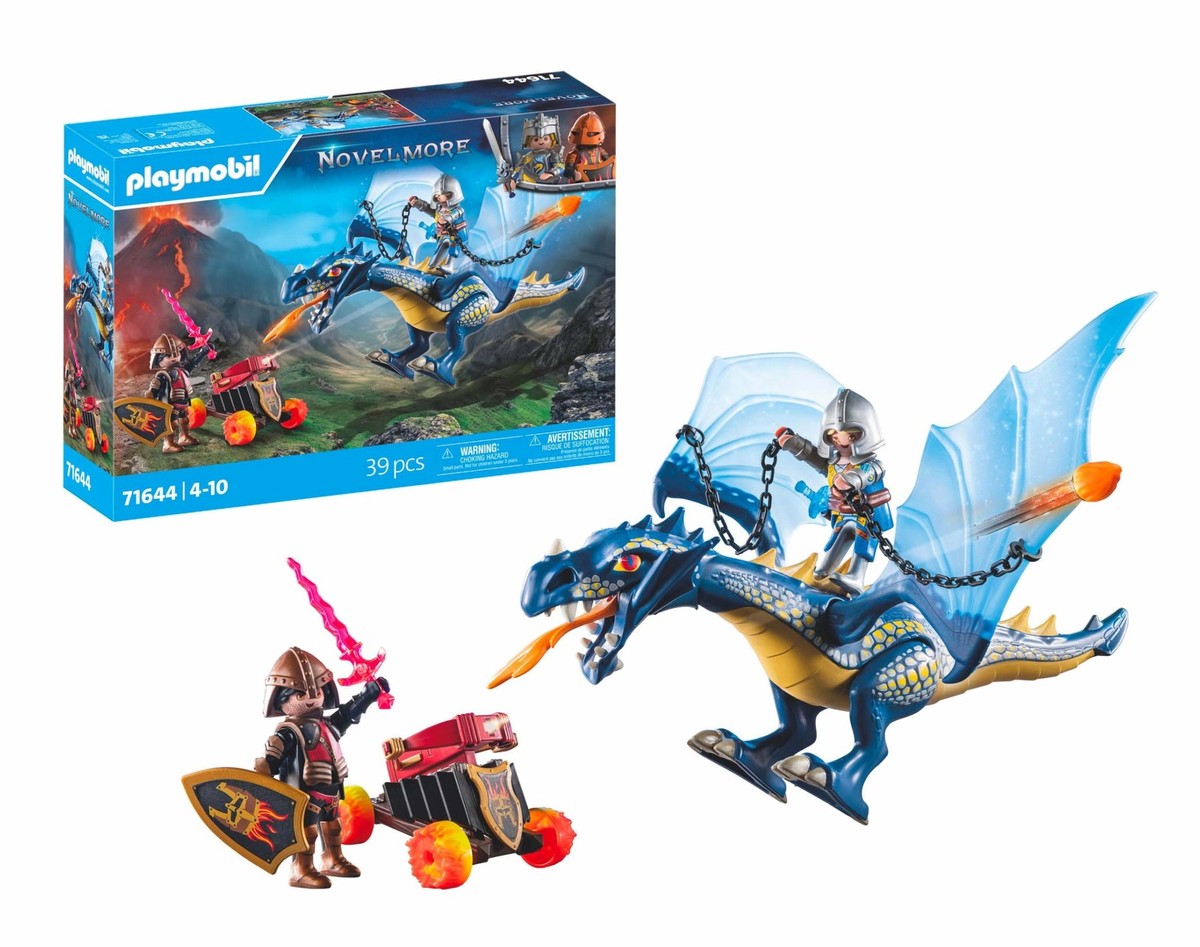 PLAYMOBIL Novelmore Combat Dragon Playset 39 Piece Adventure Toy