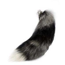 Fox Tail Keychain Fox Tail Fur Keyring Soft Fluffy Bag Hanging Charm Pendant ...