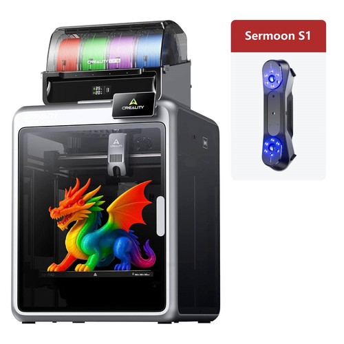Creality K2 Pro Combo 3D Printer Multi-Color Printing & Sermoon S1 3D Scanner