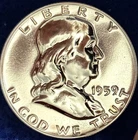 1959 Franklin Half Dollar 90% Silver Choice Proof