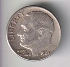 1963-D ROOSEVELT DIME 10¢ DENVER 90% SILVER COIN UNITED STATES MINT