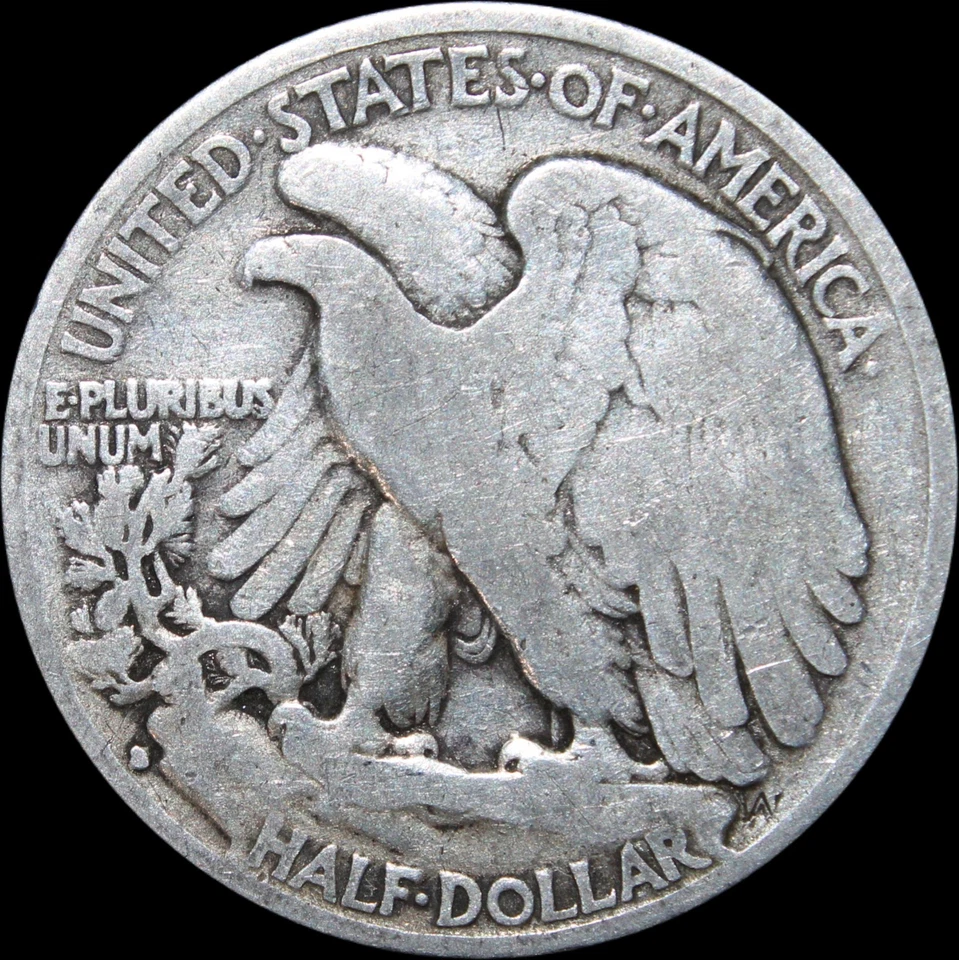 1933-S Walking Liberty Half Dollar - San Francisco - 90% Silver - Image 2 of 2
