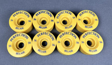 Vintage NOS BELAIR Perfection 56mm Roller Skate Wheels Set of 8 Crest Quad New