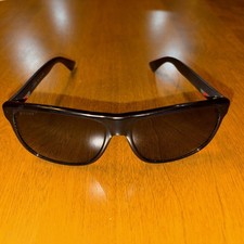 GUCCI GG0010S 001 Black Square Men's Authentic Sunglasses 58 mm used 