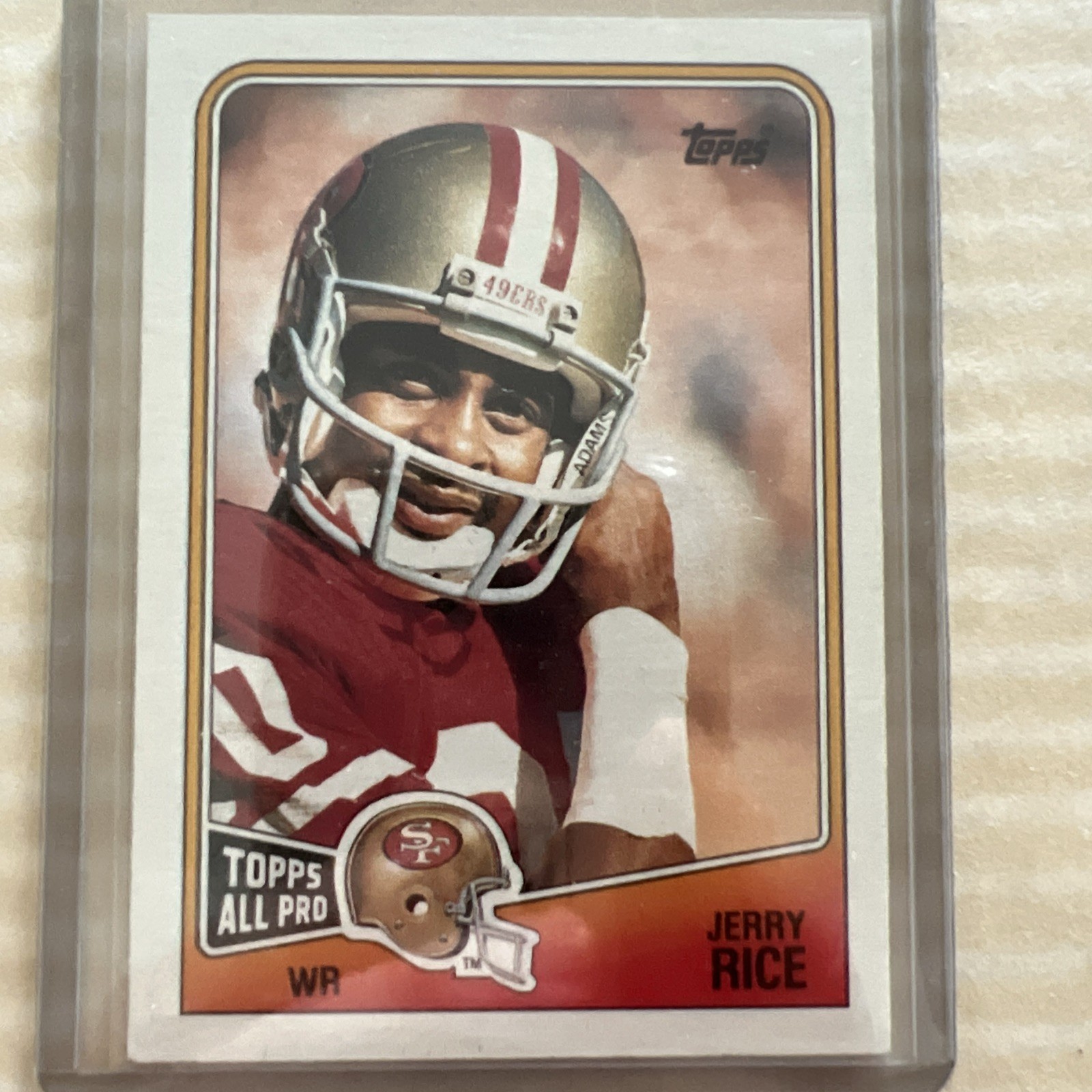 1988 Topps #43 Jerry Rice San Francisco 49ers HOF