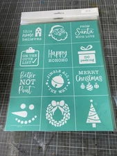 NEW “Jingle All The Way Minis” Chalk Couture Chalk Transfer Stencil Size B