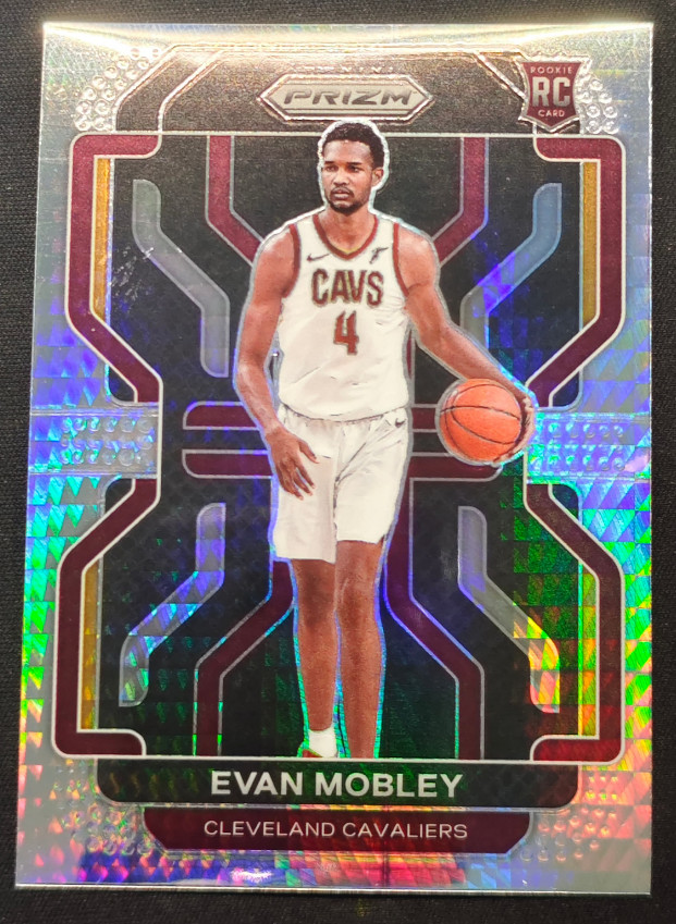 Evan Mobley 2021-22 Panini Prizm Silver Hyper RC Cavaliers #325