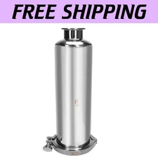 150 Mesh Inline Tri-Clamp Filter - 2" Stainless Steel Strainer for Brewing
