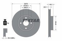 2Er-Set 2Er Set Bremsscheibe Textar 92175903 Mazda N06Y3325X Mazda N0YY3325X