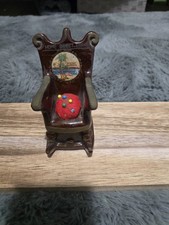 Vintage Pin Cushion Ceramic Rockingchair  Stuart Florida
