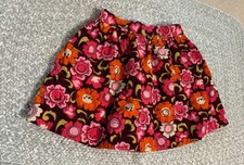 Osh Kosh B'gosh vintage floral theme corduroy skirt size 5