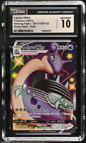 Lapras VMAX graded CGC 10 for sale on eBay