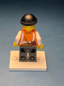 LEGO City Minifig cty0779 - City Bandit/Crook - Light Scratches/No Cracks