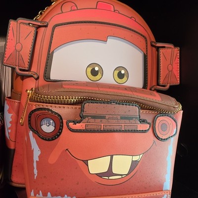Loungefly Disney Pixar Cars Mater Light-Up Mini Backpack 