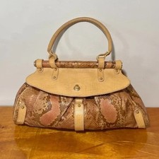 VINTAGE Fendi PITHON Skin Embossed Magic Bag