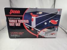 Penn Table Tennis Net Set Everywhere Ping Pong Fits Most Tables 5ft Wide w/ Ball