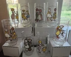 8 Vintage American Greetings Holly Hobbie Coca-Cola Glasses