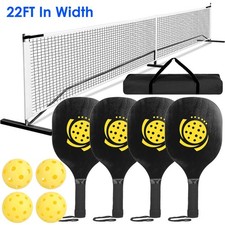 1Set Portable Pickleball Net Set 22ft Regulation Size Net Pickle Ball Net System