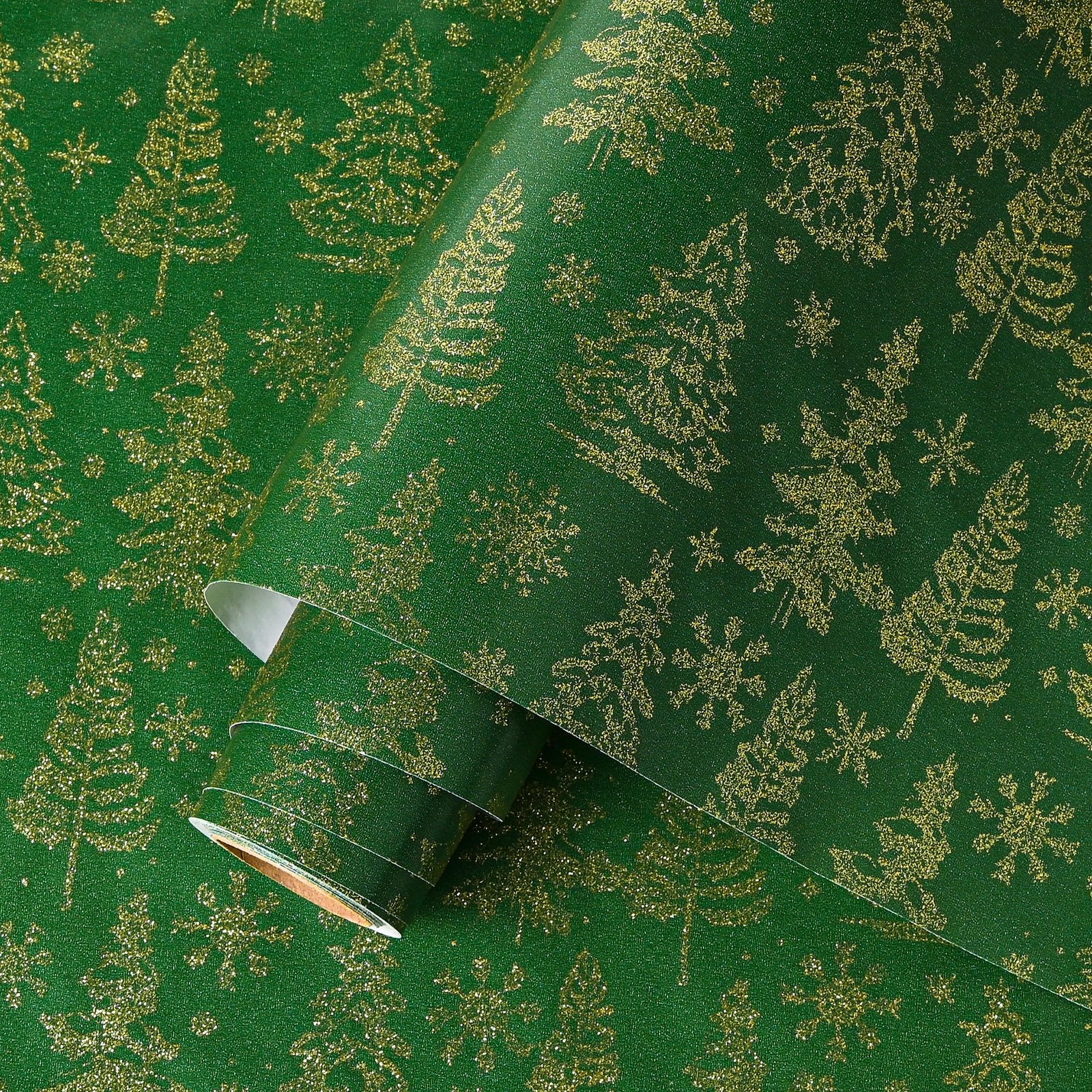 Roll - Gold Glitter Gift Wrap