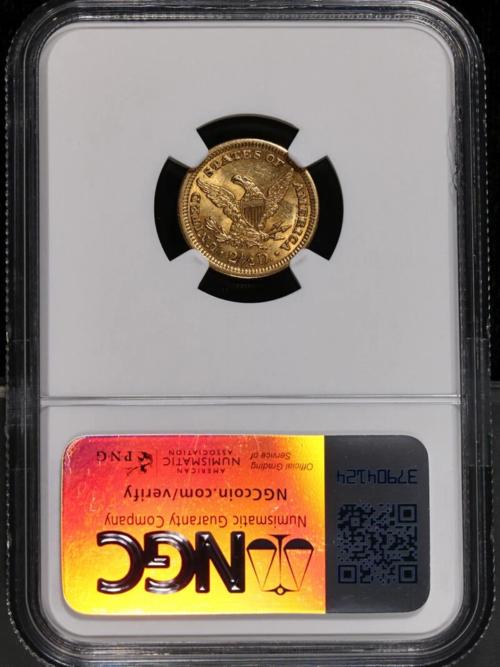 1904 Liberty Gold $2.50 NGC MS61 Nice Eye Appeal Nice Strike - Image 4 of 4