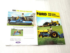 1970'S Ford 2110 4110 LCG Tractor Original Color Sales Brochure