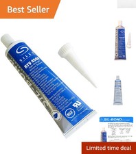 Clear Silicone Sealant 2.8oz - NSF Approved for Food Contact  High Strength