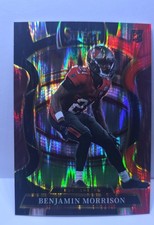 2025 Panini Select - Concourse Benjamin Morrison #39 Black & Red Shock Prizm...