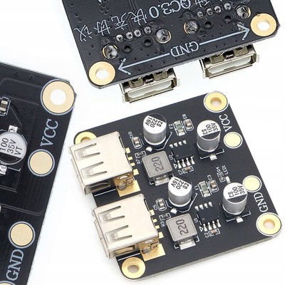 Rosfix 2-Kanal USB Step Down Spannungswandler Ladegerät 2.0/3.0 5V 3A