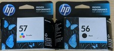 Set Factory Sealed Original HP 56 Black  57 Color Ink Cartridges 2025