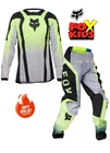 NEW Fox Kids PeeWee Dirt Bike pants & jersey set MX Motocross #5/KM Fluro Yellow