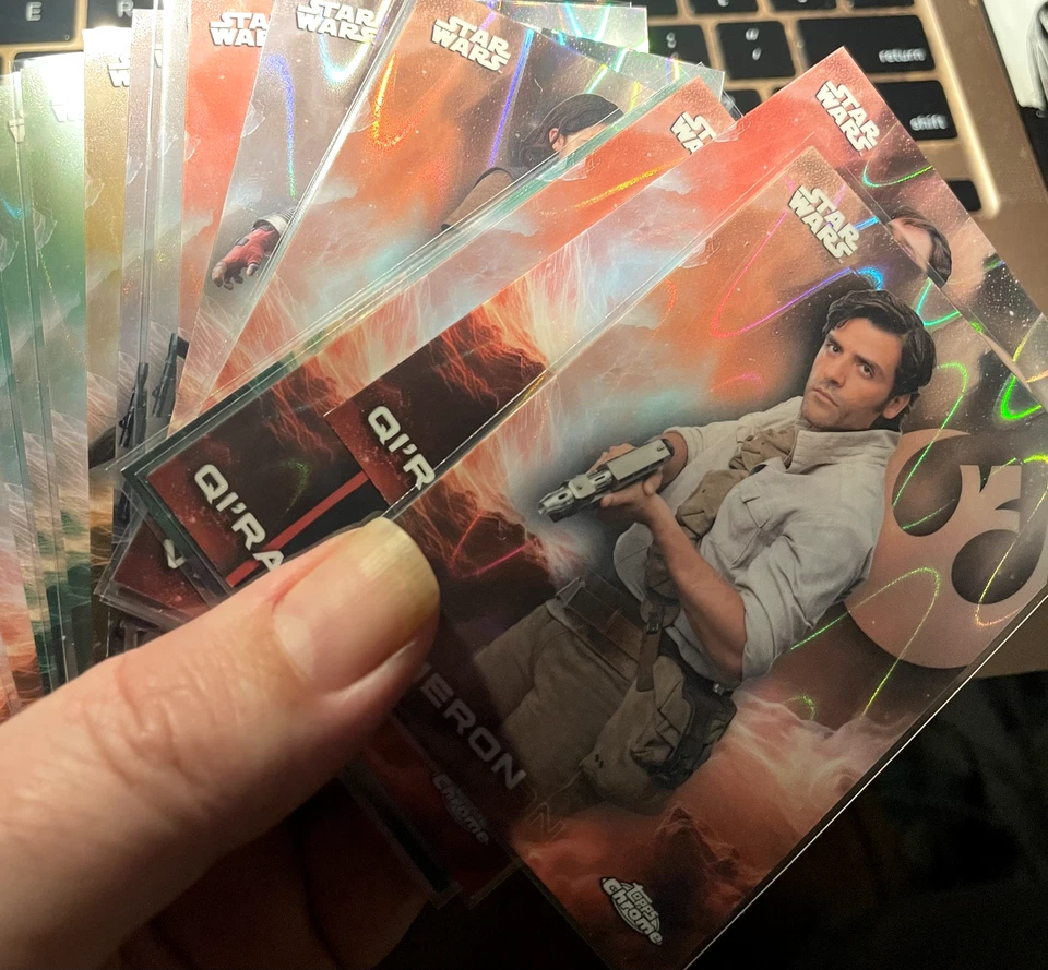 Star Wars Topps Chrome 2025 Pick Your Base RAYWAVE REFRACTOR Complete A Set Bulk - Image 2 of 2