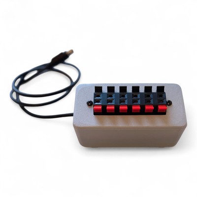 Neptune Apex I/O Breakout Box Six Push Terminals Integrated Mounting Bracket