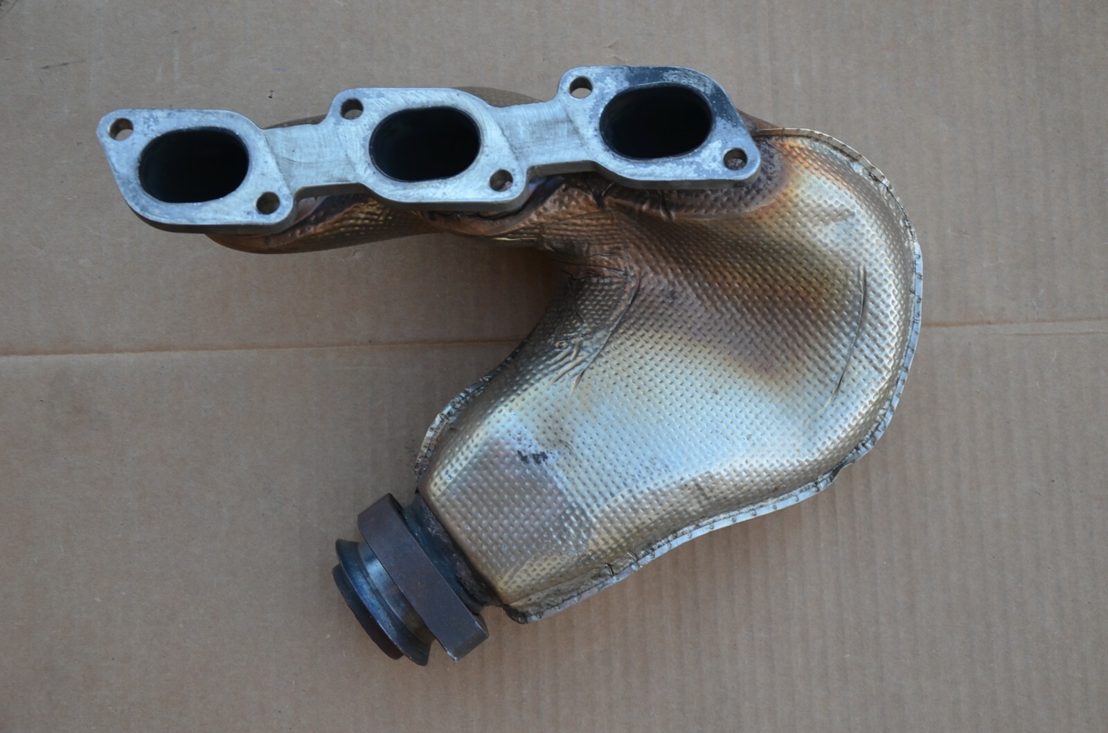 95-01 LAMBORGHINI DIABLO LEFT FRONT INSULATED EXHAUST MANIFOLD 004435458CB OEM