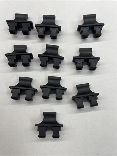 Lot 10 GBIC SFP X2 Dust Caps Suitable Duplex SC Fiber Optic Module Dual Silicone - Picture 1 of 3