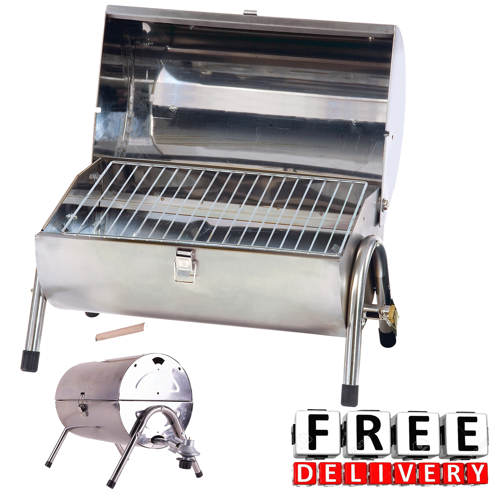 Amazon Com Smoke Hollow 8500 Lp Gas Charcoal Grill With Firebox