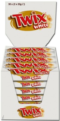 Twix White - Schokoriegel - Weiße Schokolade - 30 Stück
