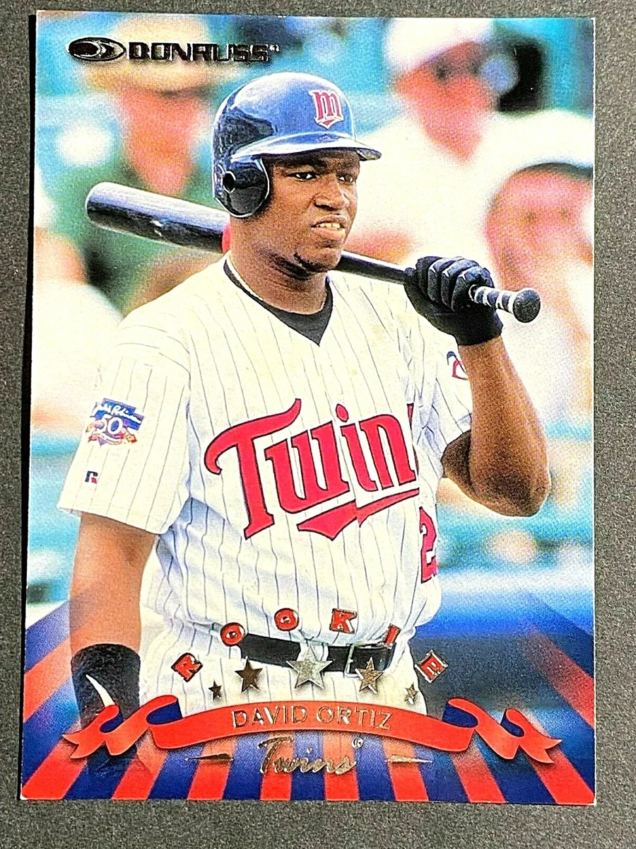 DAVID ORTIZ, MINNESOTA TWINS, 1B, 1998 DONRUSS ROOKIE CARD RC HALL OF FAME  #299 | eBay