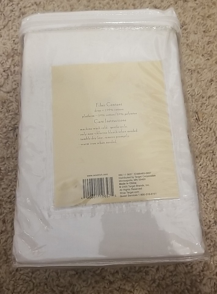 NIP Target Woolrich Home red bed skirt Queen 60x80 box pleated eBay