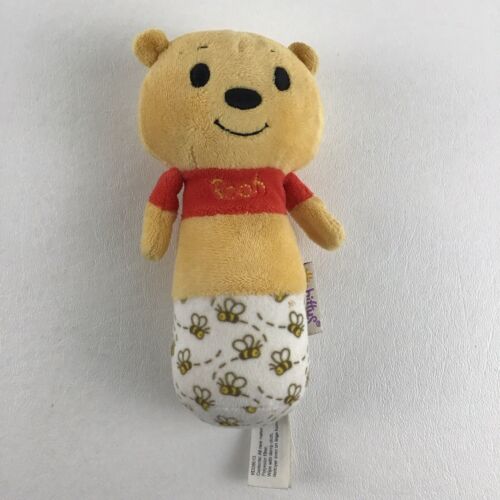 Hallmark Itty Bittys Disney Winnie The Pooh Rattle Plush Stuffed Animal Toy Bee