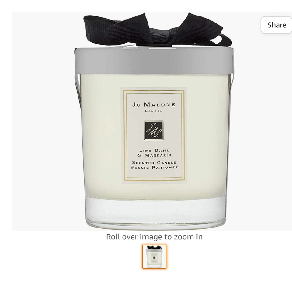 Скидка 50%! Набор Jo Malone 2x свечи мандарин базилик лайм, 1x одеколон, 1x мытье тела - Изображение 3 из 3